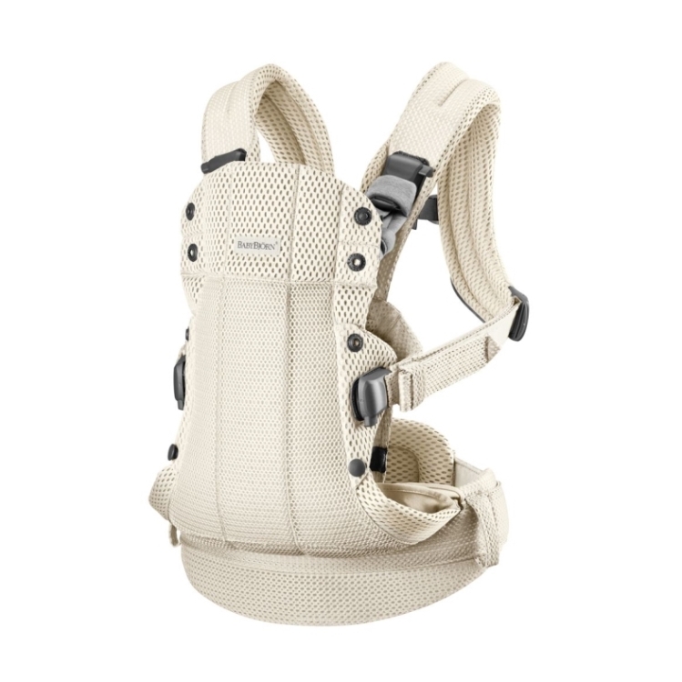 Marsupio BabyBjörn Harmony Mesh 3D - Crema