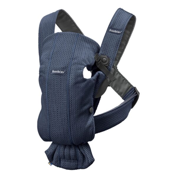 Marsupio BabyBjörn Mini Mesh 3D - Blu navy