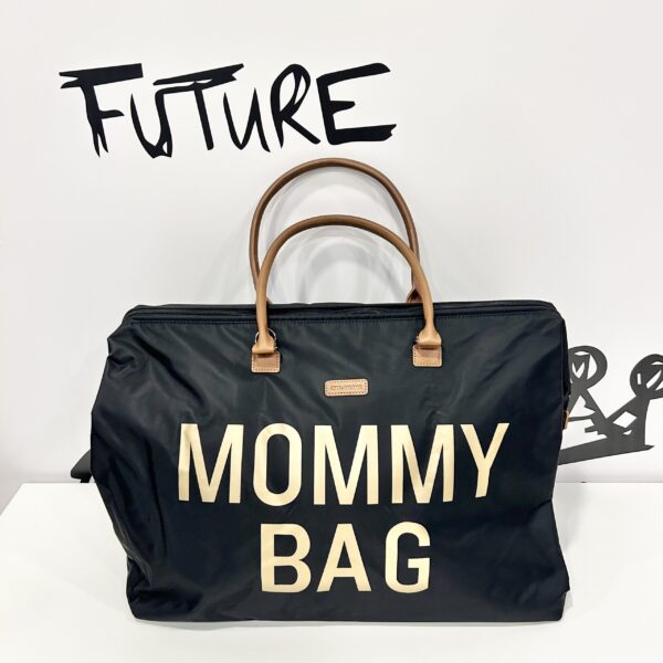 Mommy Bag borsa fasciatoio - nero