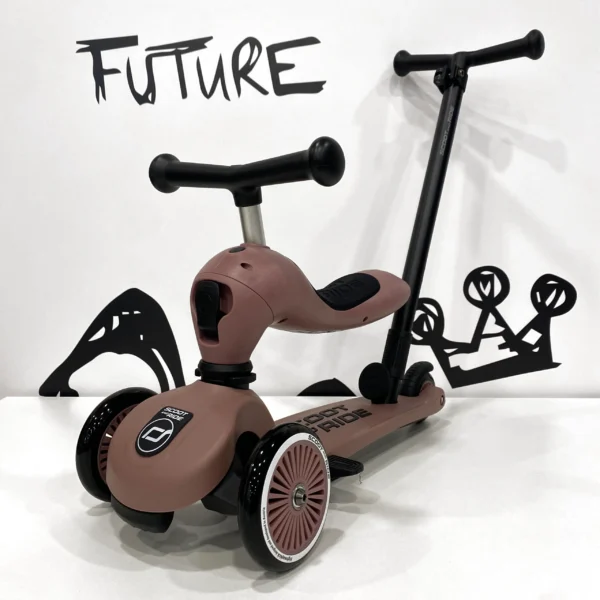 Monopattino e Triciclo 2 in 1 Highwaykick 1 Push and Go - Wildberry - foto 1
