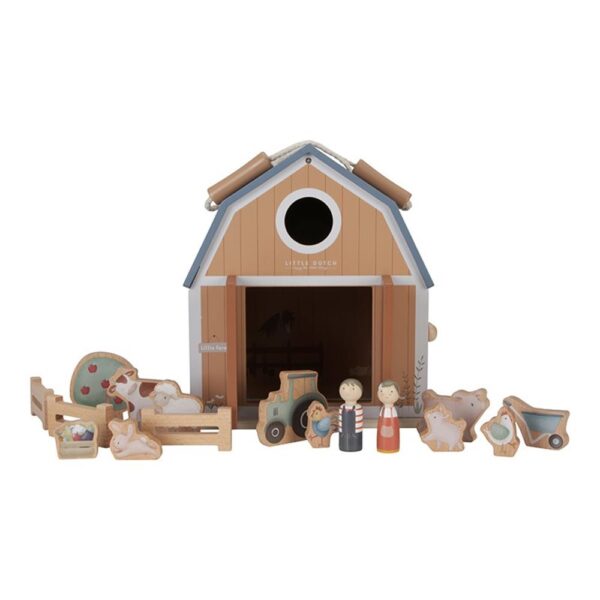 Fattoria in legno portatile Little Dutch