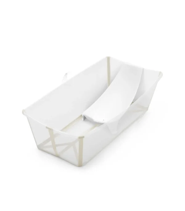 Vaschetta Stokke® Flexi Bath® XL con supporto neonato - trasparente/beige