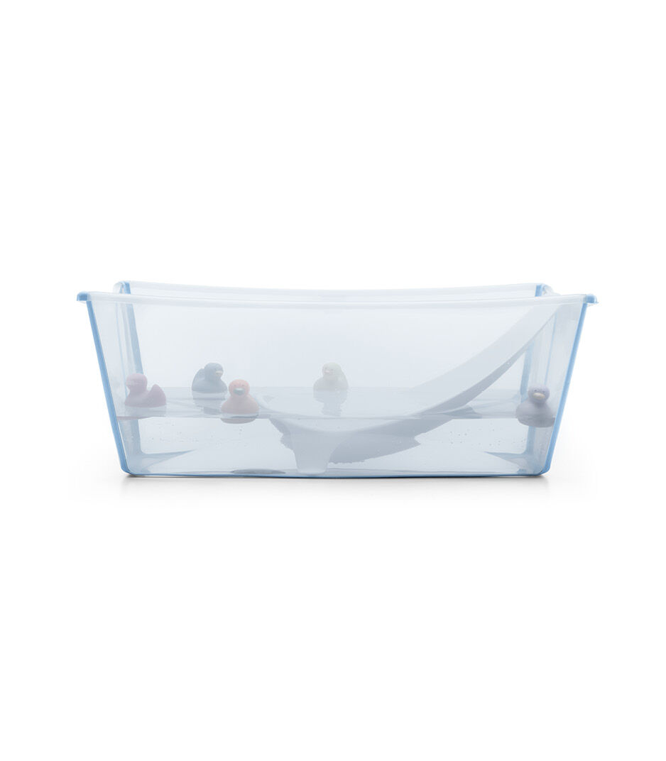 Vaschetta Stokke® Flexi Bath® con supporto neonato - trasparente/azzurro - immagine 4