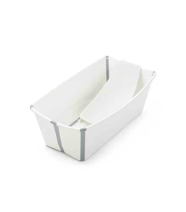 Vaschetta Stokke® Flexi Bath® con supporto neonato - bianco/grigio