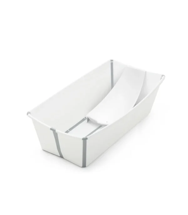 Vaschetta Stokke® Flexi Bath® XL con supporto neonato - bianco/grigio
