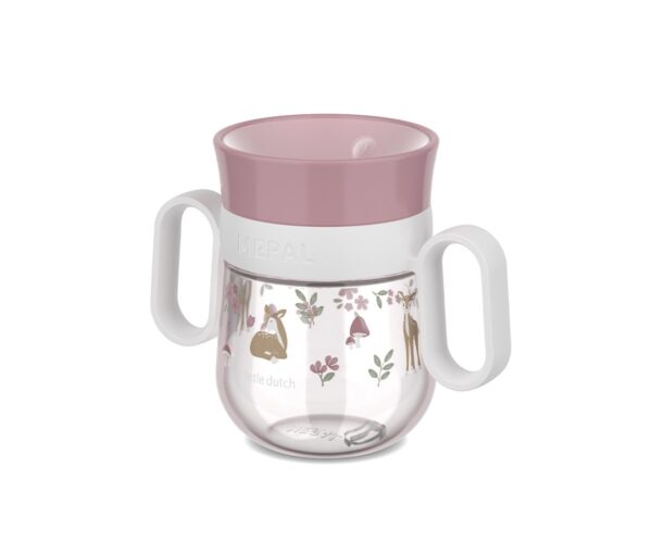 Bicchiere Antigoccia 360° Little Dutch 200ml - Fairy Garden