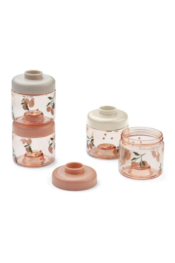 Set 4 barattoli per alimenti Liewood - Pesche