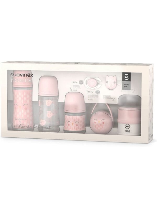 Set di Benvenuto Suavinex Bonhomia 0-6 mesi - Rosa
