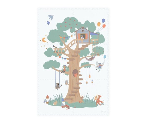 Tappeto puzzle reversibile in gomma - Treehouse