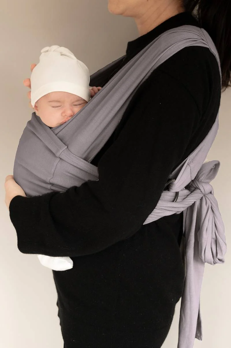Fascia portabebè Bamboom Sling Easy - Grigio - immagine 2