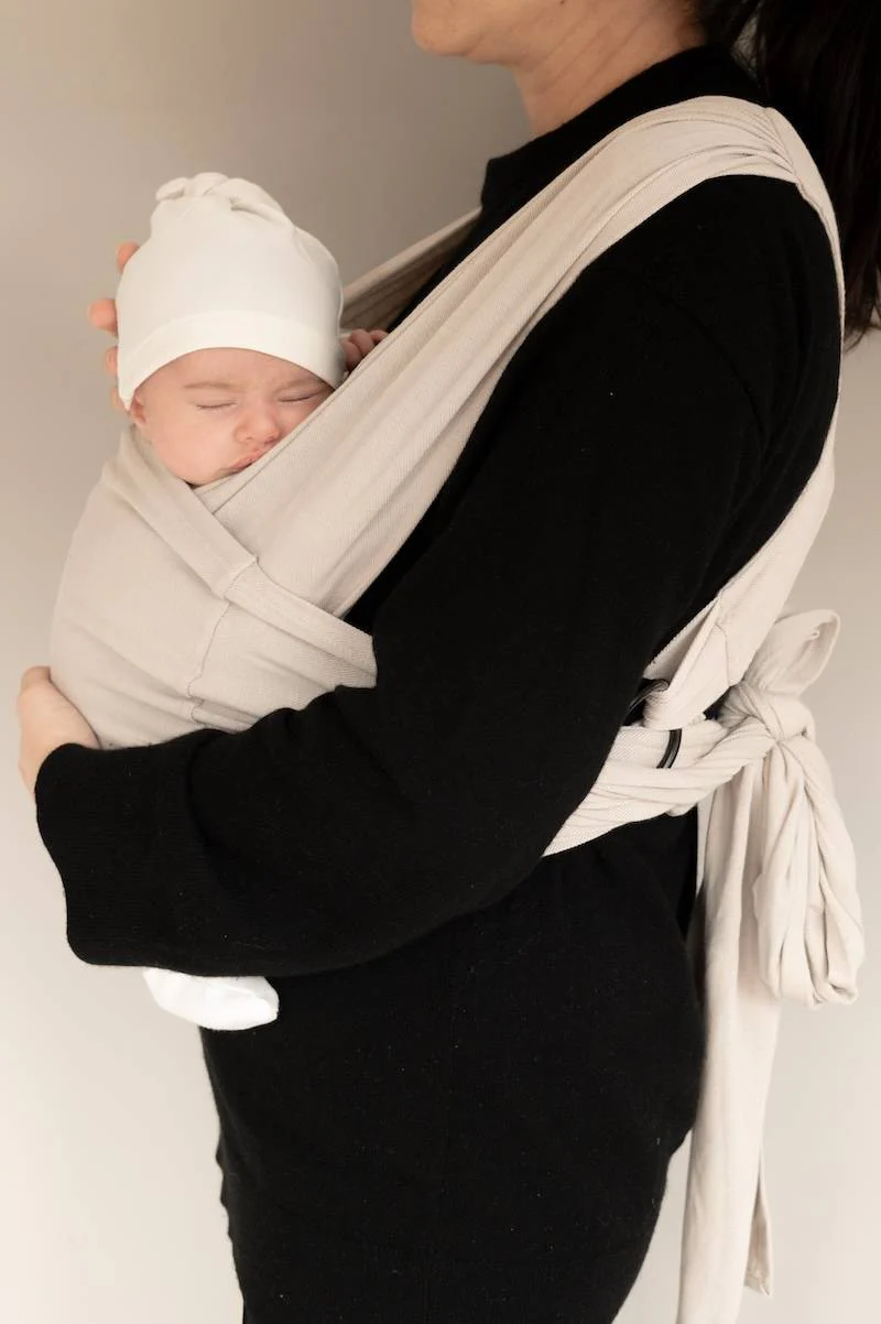 Fascia portabebè Bamboom Sling Easy - Birch Sand - immagine 2