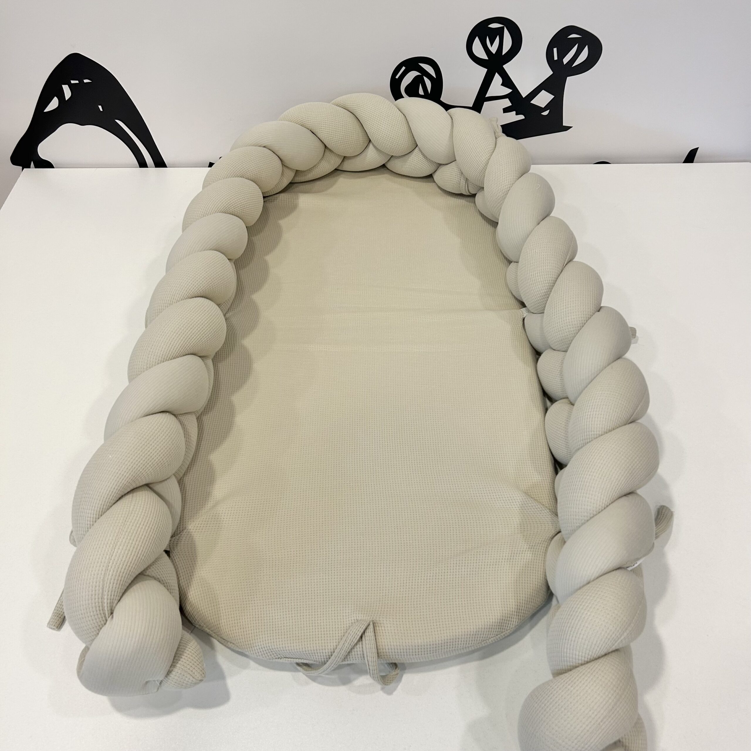Nido riduttore intrecciato - Beige - immagine 3
