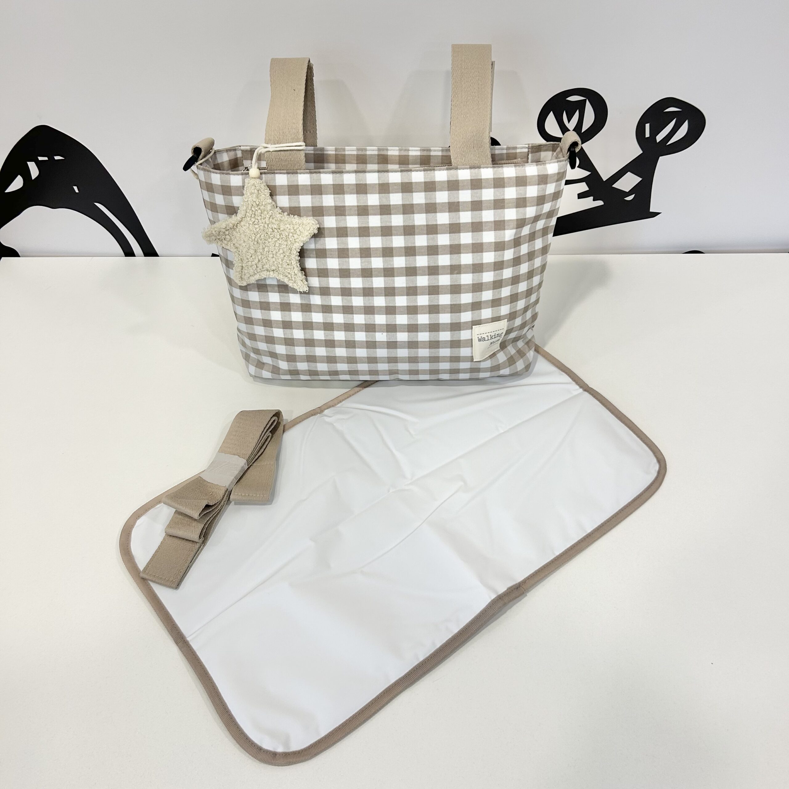 Borsa fasciatoio Walking Mum - Caetana Sand