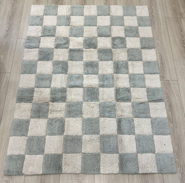 Tappeto lavabile 120x160 - Kitchen tiles blue sage