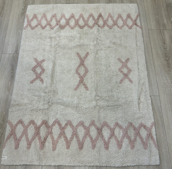 Tappeto lavabile 120x160 - Atlas natural vintage nude