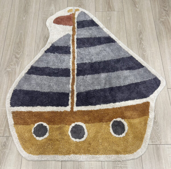 Tappeto lavabile 105x120 Little Dutch - Boat