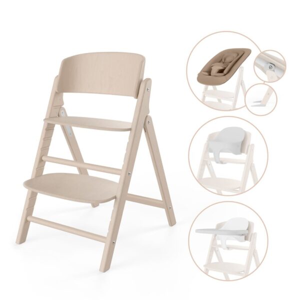 Sedia evolutiva Cybex Click & Fold 4 in 1 - All Natural Light