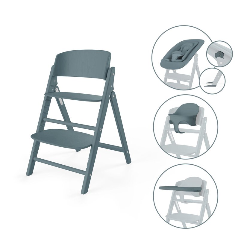Sedia evolutiva Cybex Click & Fold 4 in 1 - Stone Blue