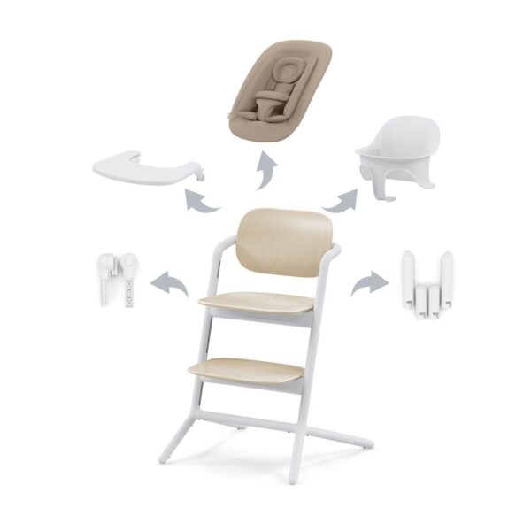 Sedia evolutiva Cybex Lemo 4 in 1 - Sand White