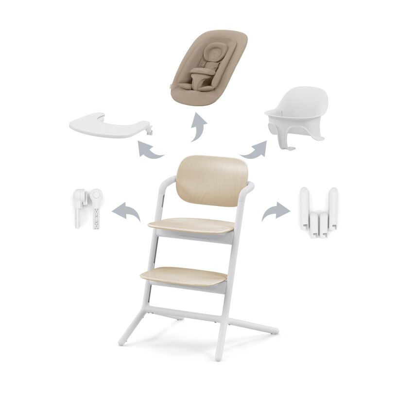 Sedia evolutiva Cybex Lemo 4 in 1 - Sand White