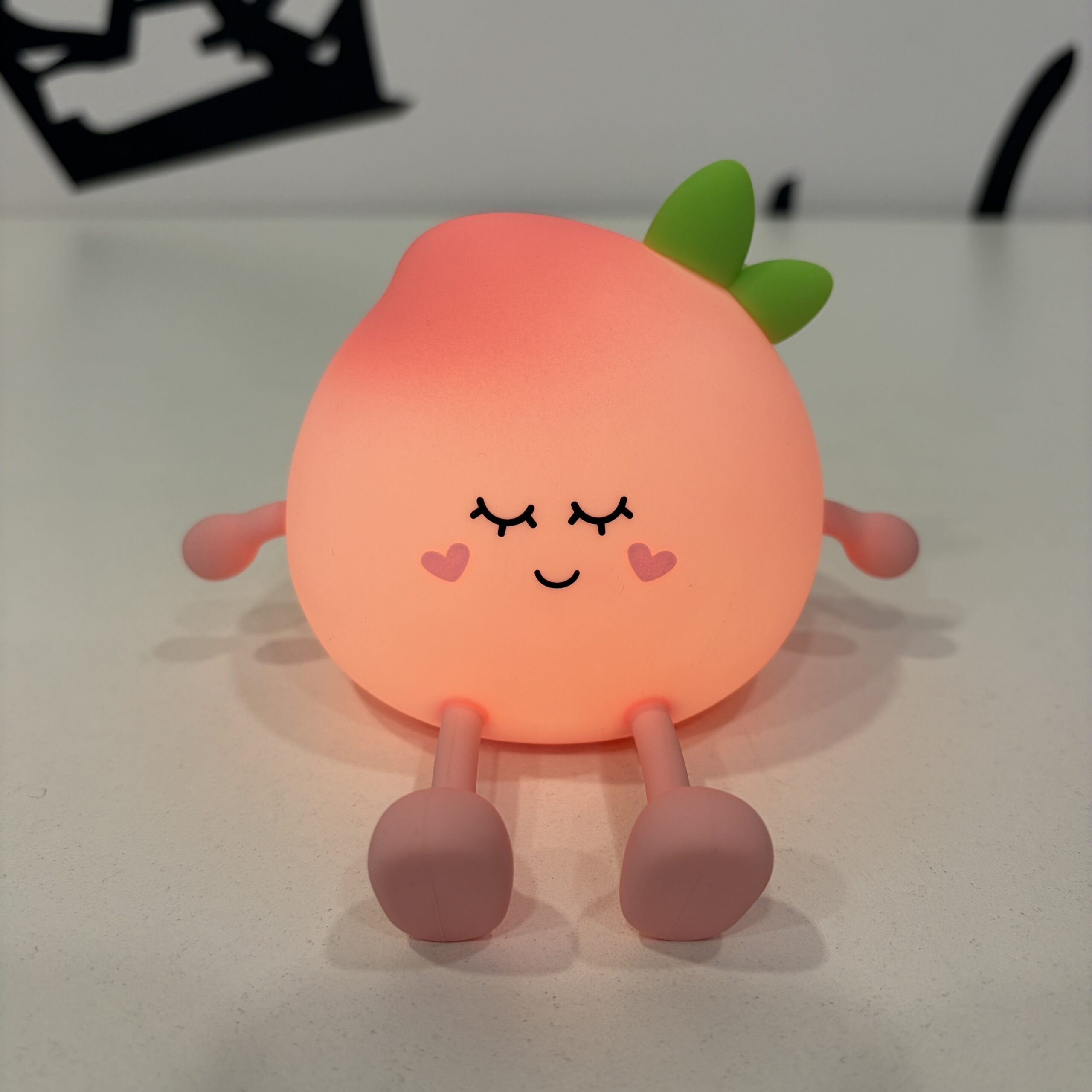 Luce notturna in silicone Giò Peach
