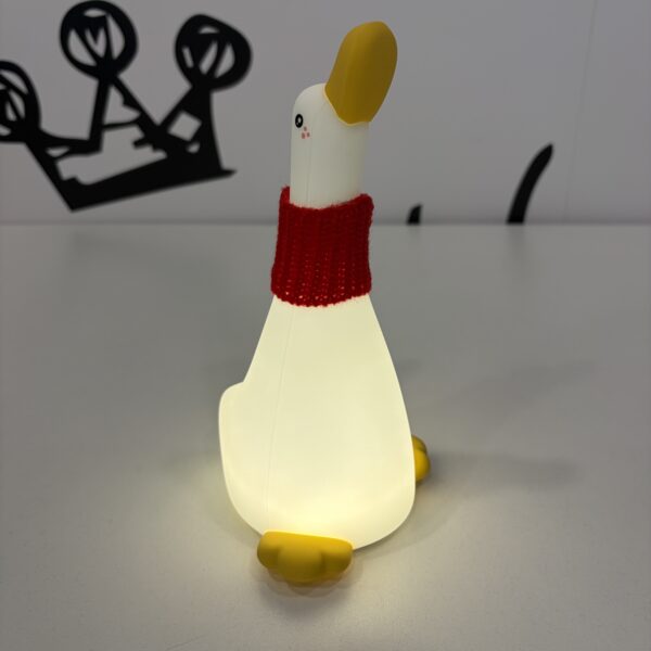 Luce notturna in silicone Giò duck