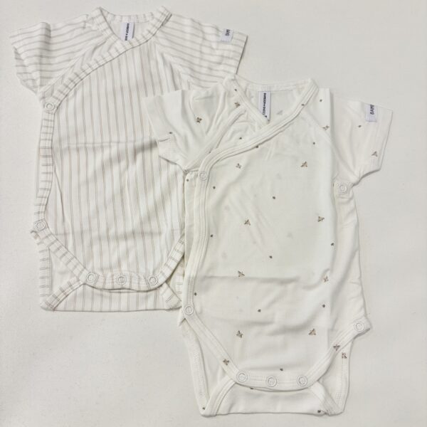 Confezione Body Maniche Corte Print 0/1 mese - 2 pezzi - Bird Mix Bamboom