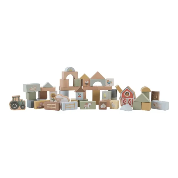 Blocchi Da Costruzione In Legno Little Dutch - Fattoria