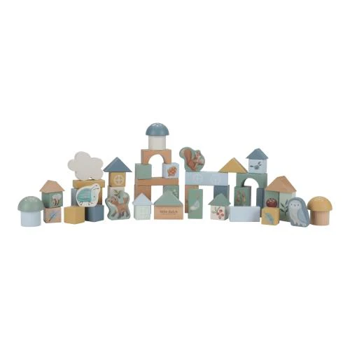 Blocchi Da Costruzione In Legno Little Dutch - Forest Friends