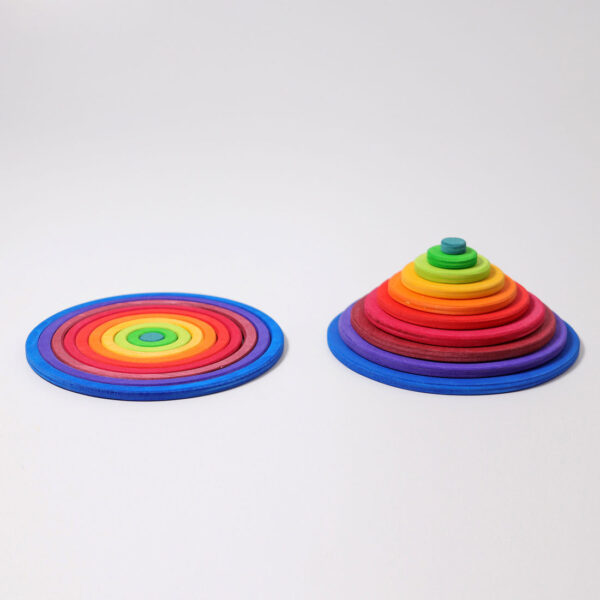 Cerchi e Anelli Concentrici - Arcobaleno