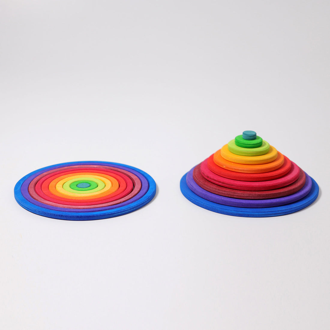 Cerchi e Anelli Concentrici - Arcobaleno