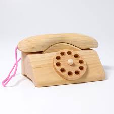 Telefono Nostalgico In Legno