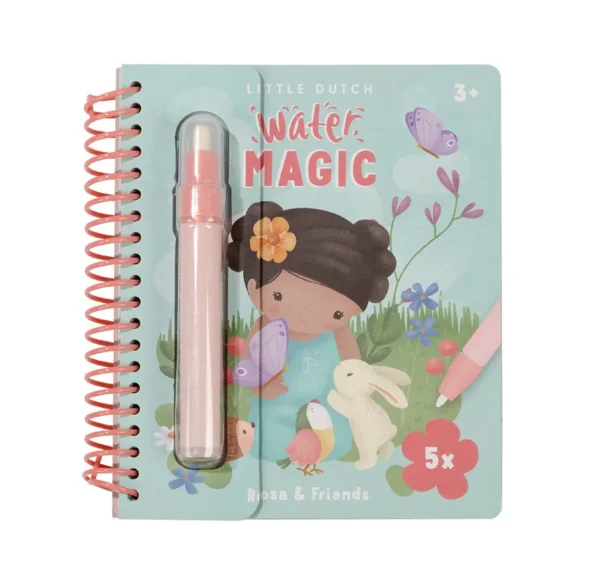 Libro Magico Ad Acqua Rosa & Friends - Little Dutch 