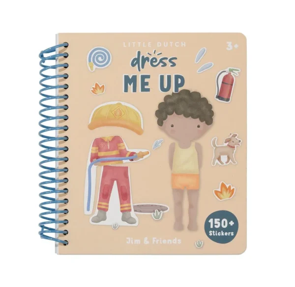 Libro Dress Me Up Con Stickers Little Dutch - Jim & Friends