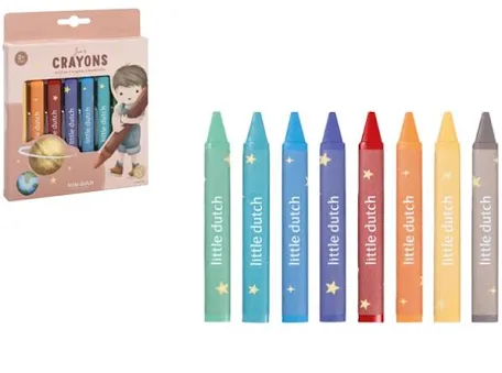 Pastelli a Cera Multicolore Essentials Jim - Little Dutch