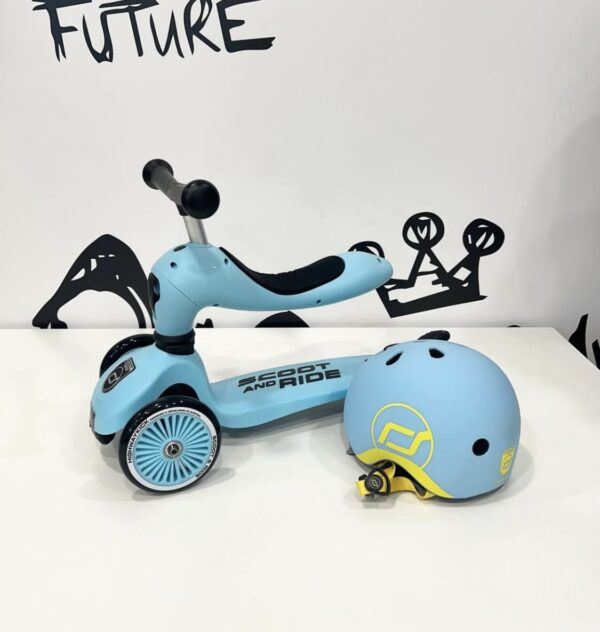 Monopattino e Triciclo 2 in 1 Highwaykick 1 - Azzurro