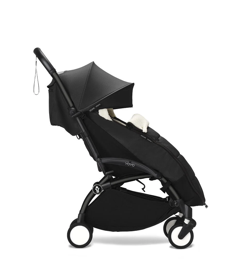 Sacco coprigambe per passeggino Yoyo3 - Nero - immagine 2