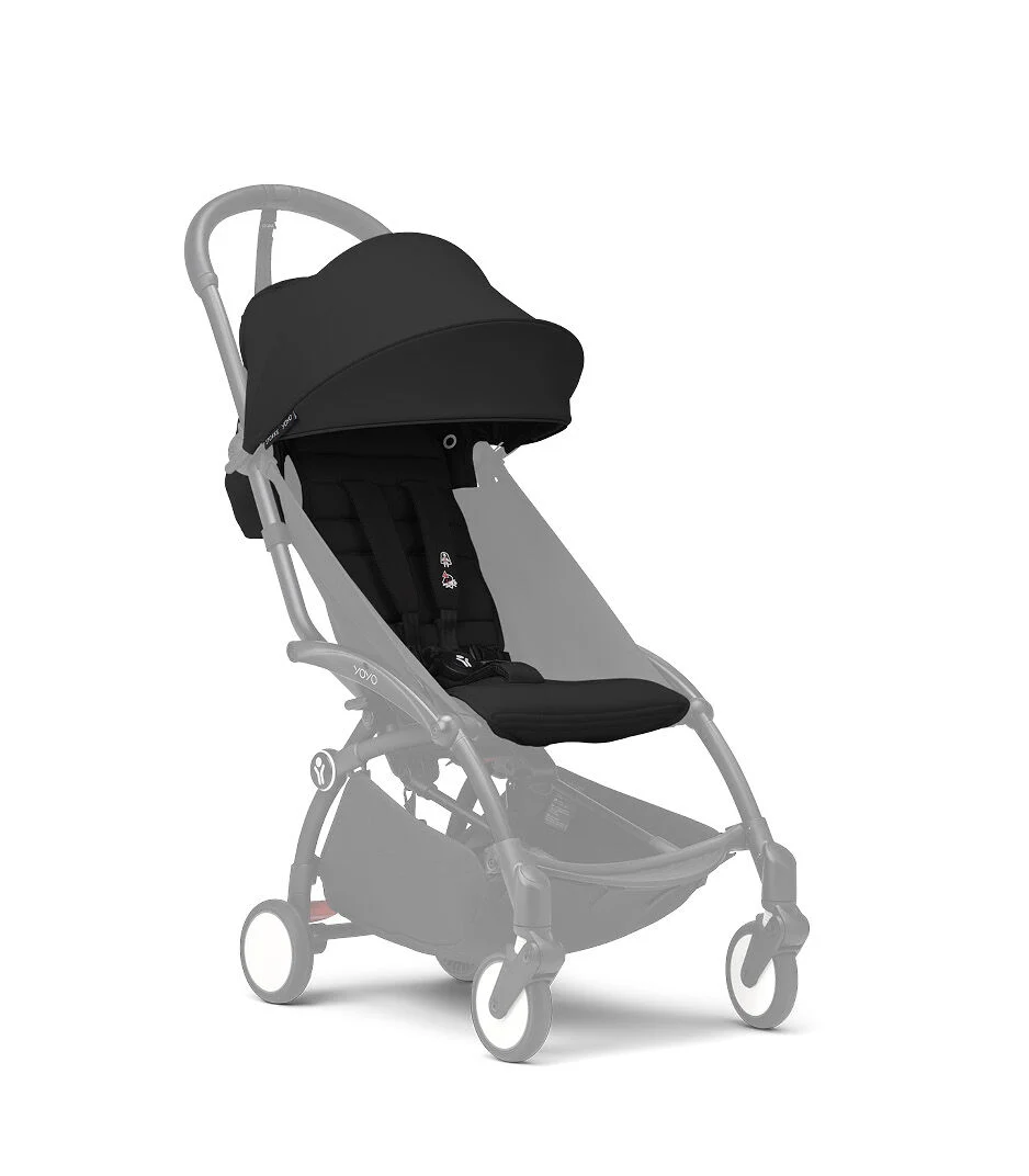 Rivestimento colorato 6+ per passeggino Yoyo3 - Nero