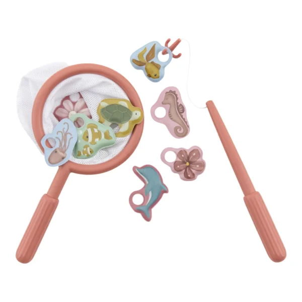 Gioco della pesca da bagnetto Little Dutch - Rosa
