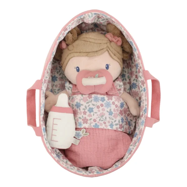 Bambola Baby Rosa con Culla e Accessori Little Dutch