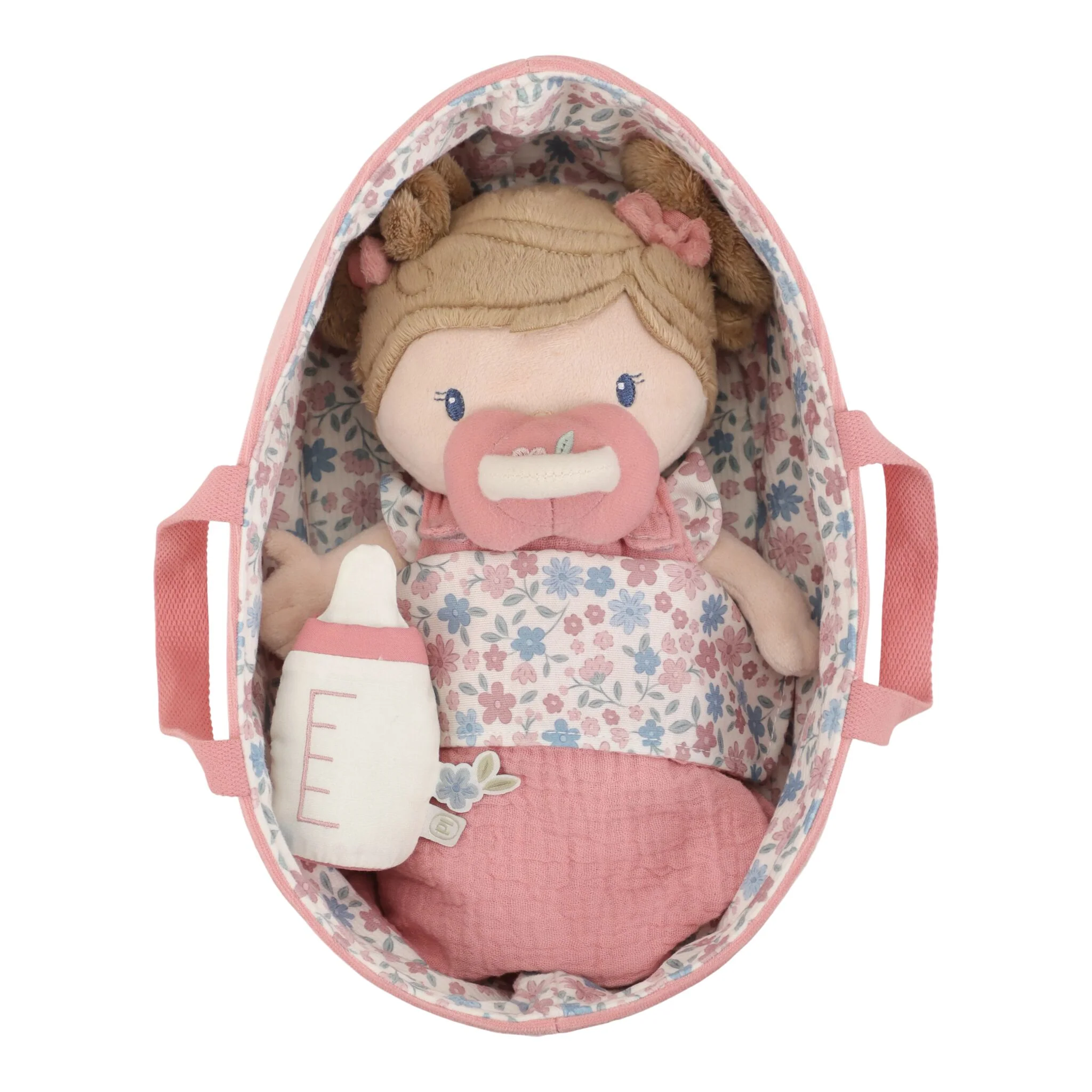 Bambola Baby Rosa con Culla e Accessori Little Dutch