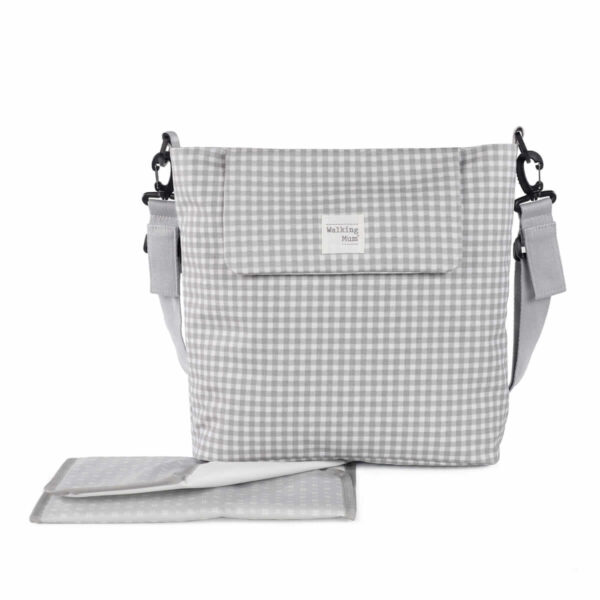 Borsa fasciatoio Walking Mum - Vichy Grigio