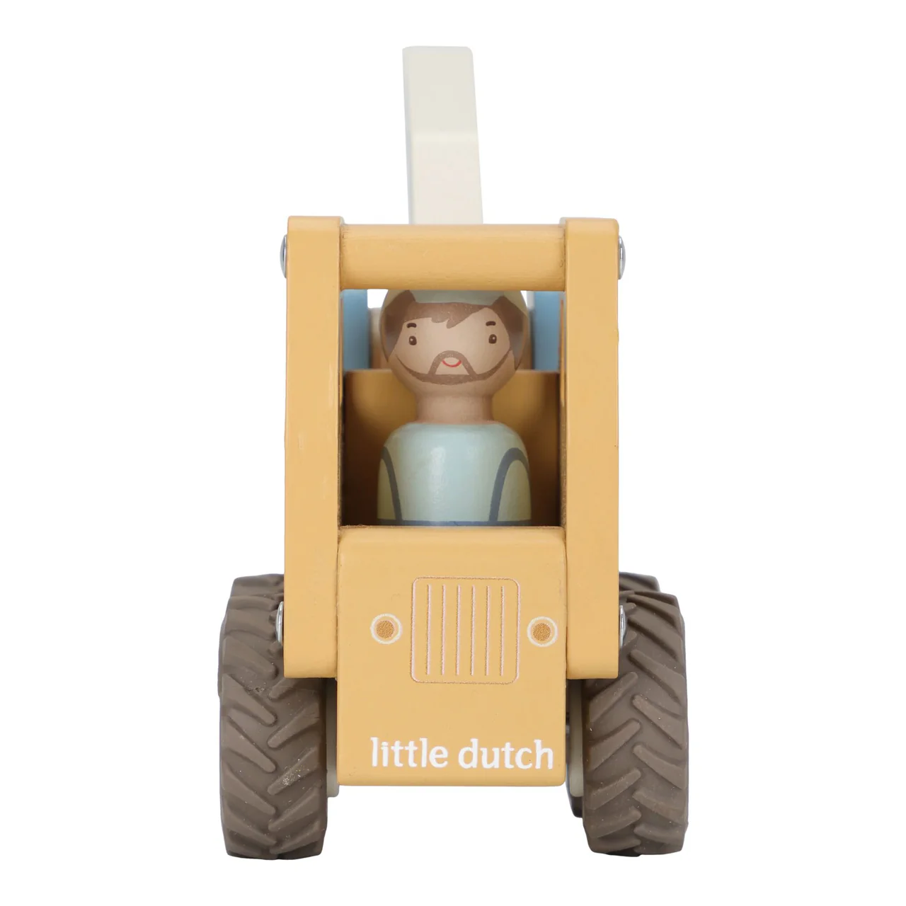 Camion Con Gru Con Personaggio In Legno Little Dutch - immagine 2