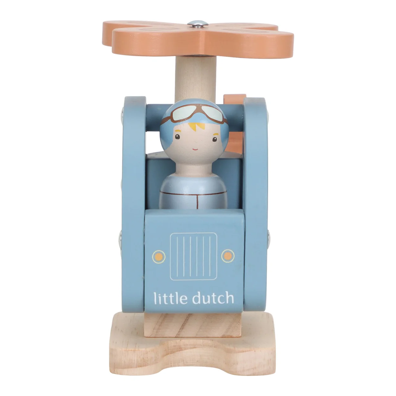 Elicottero Con Personaggio In Legno Little Dutch - immagine 3