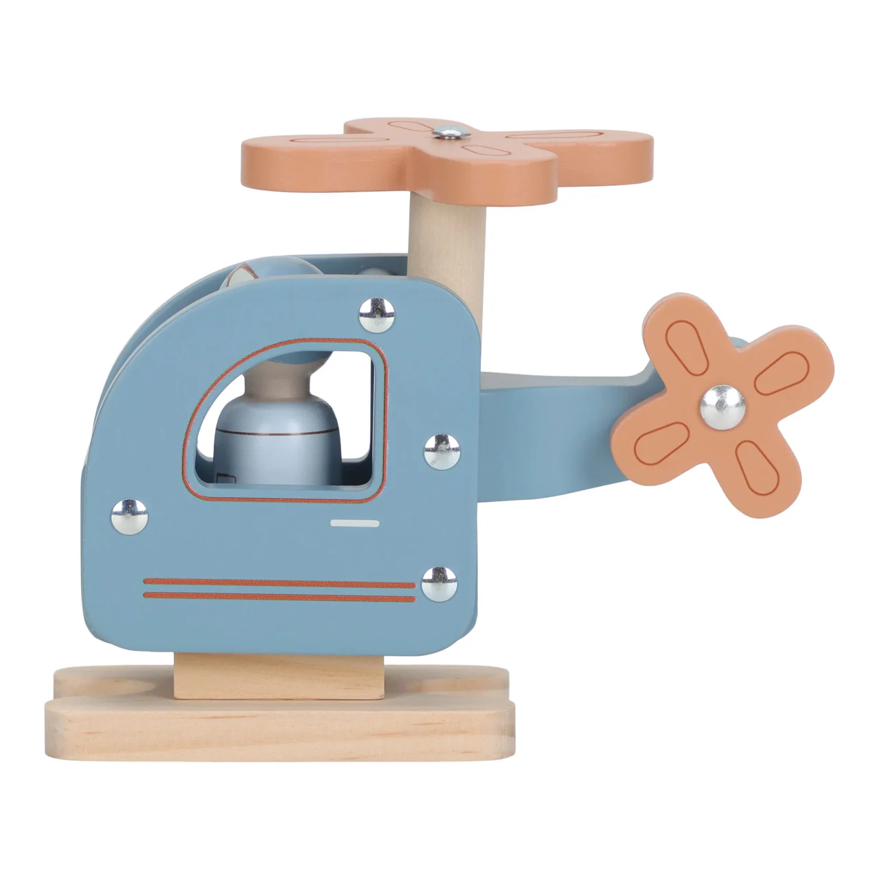 Elicottero Con Personaggio In Legno Little Dutch - immagine 6