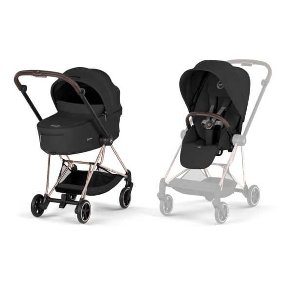 Passeggino Mios Comfort Cybex 3 pezzi - Rosegold + Black