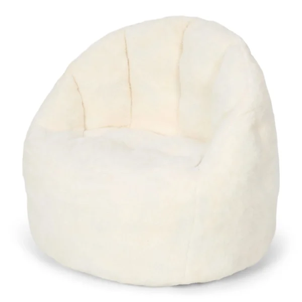 Poltroncina teddy per bambini Little Dutch - Avorio