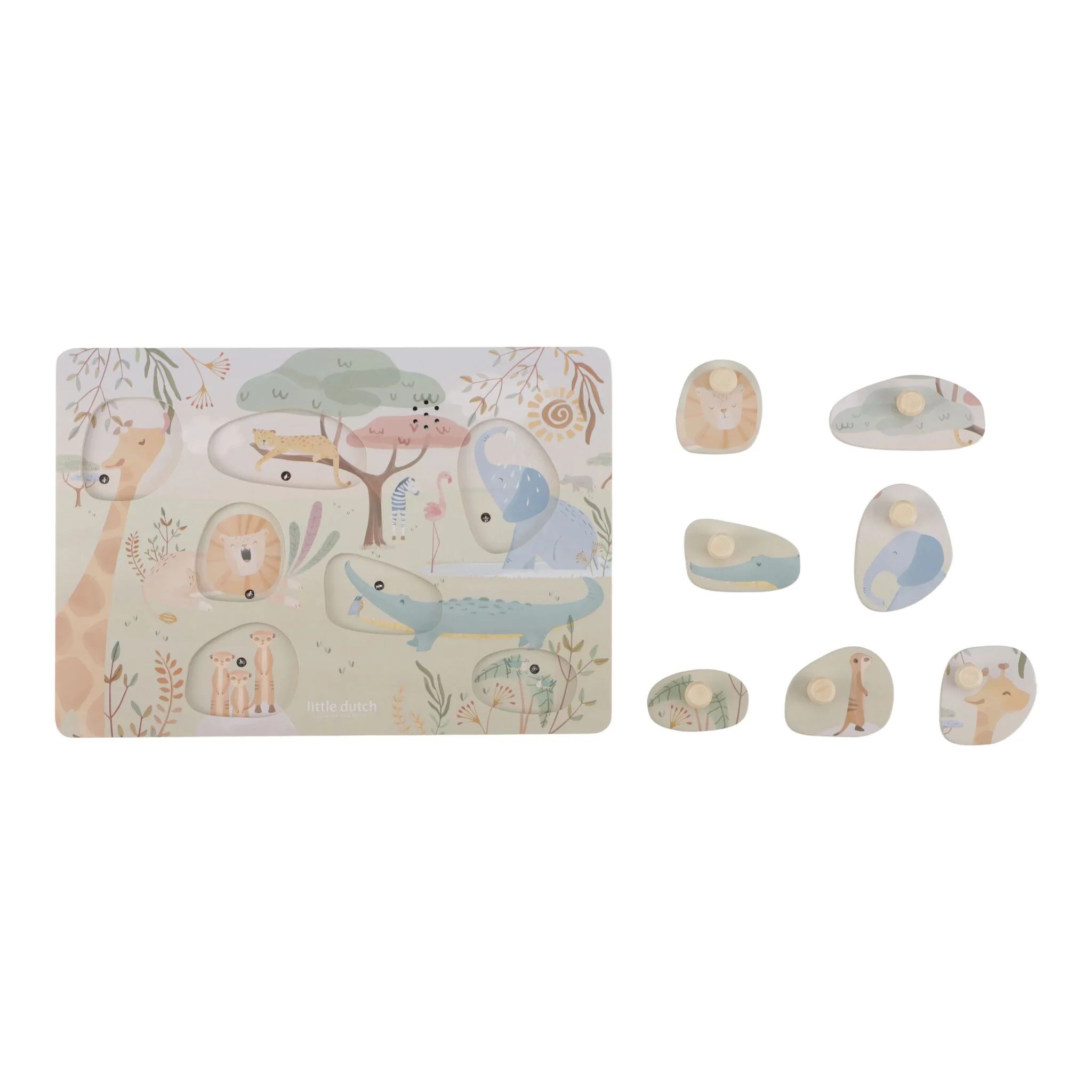 Puzzle sonoro Little Dutch - Safari Friends - immagine 2