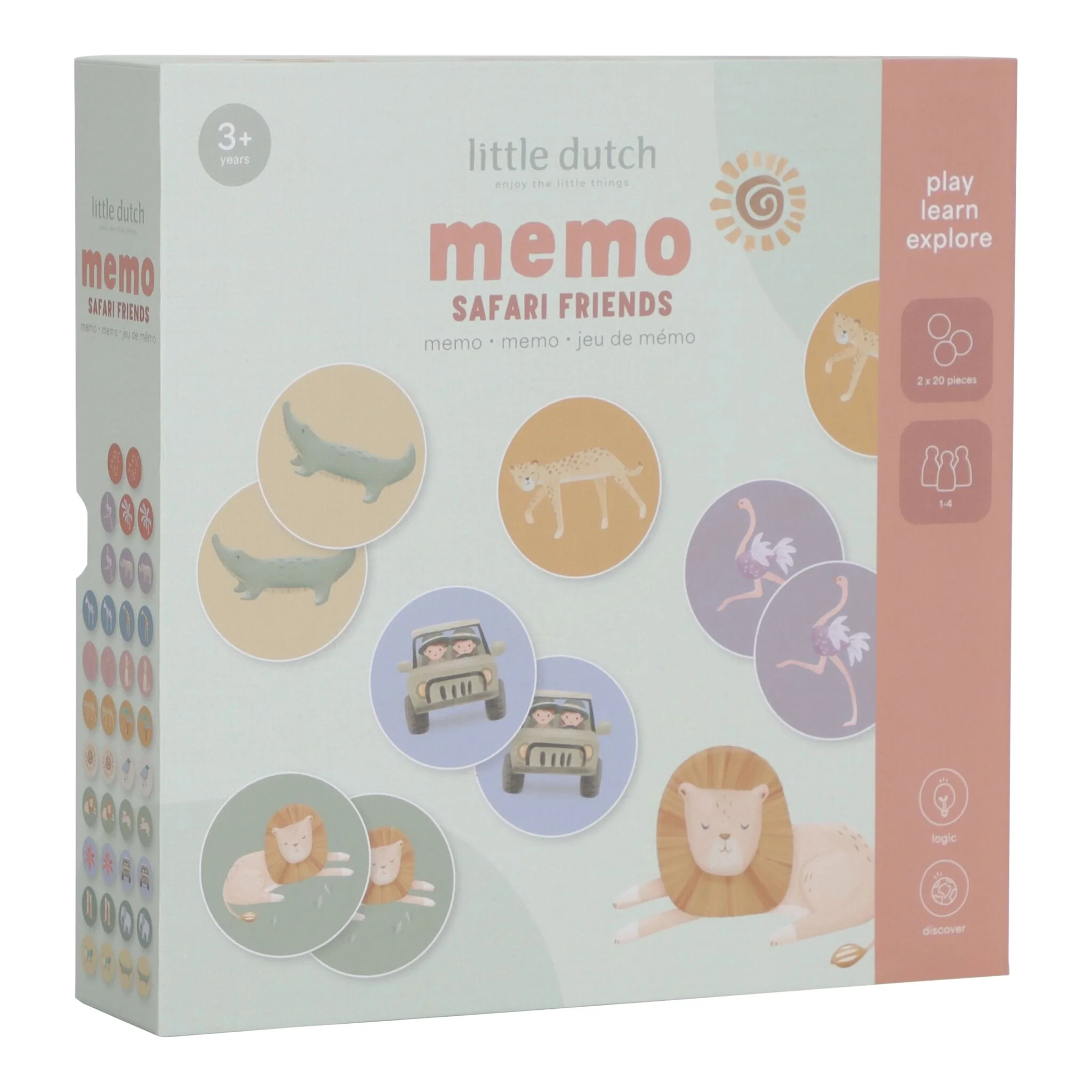 Memo Little Dutch - Safari Friends