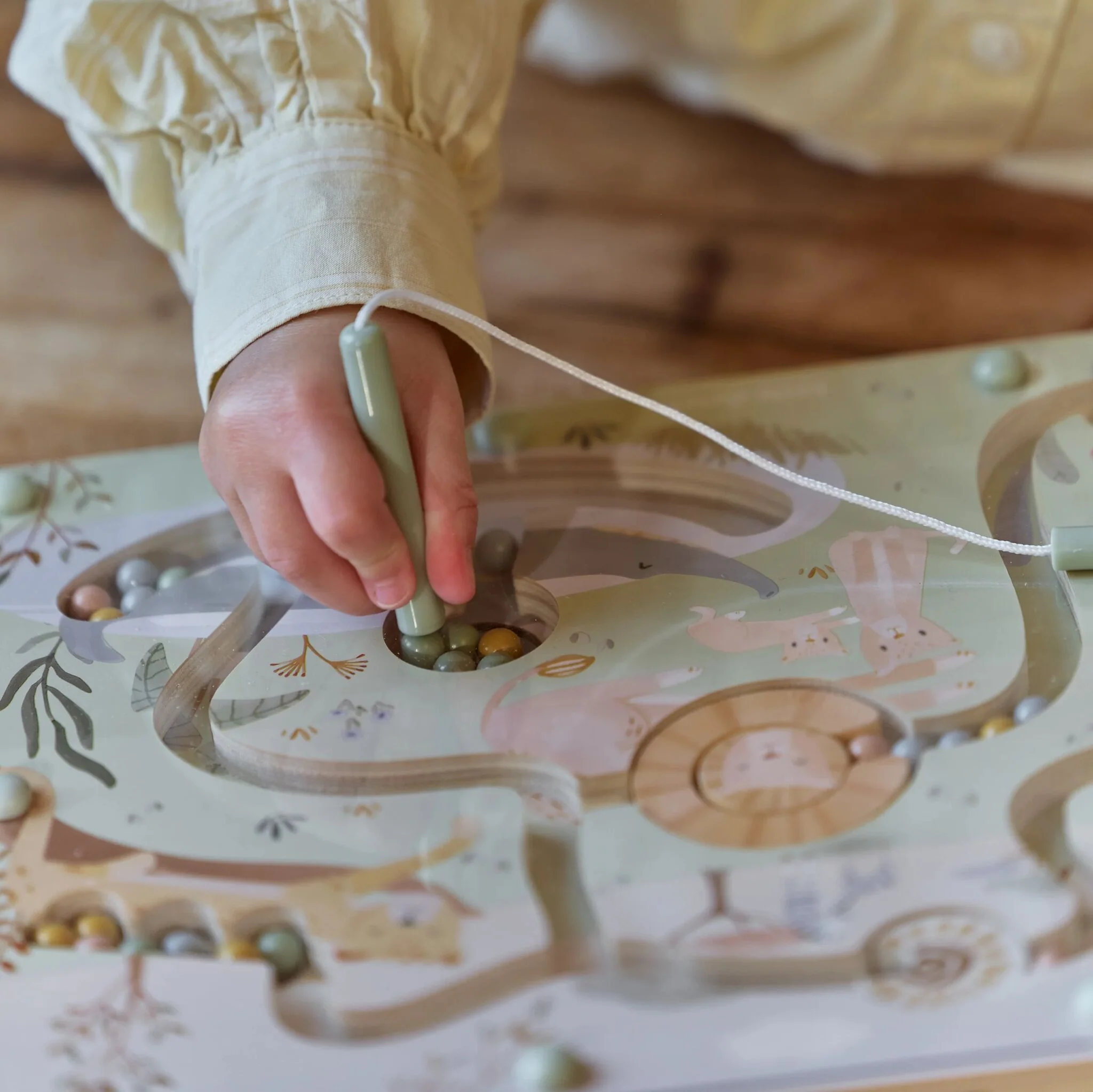 Labirinto magnetico con penna Little Dutch - Safari Friends - immagine 5